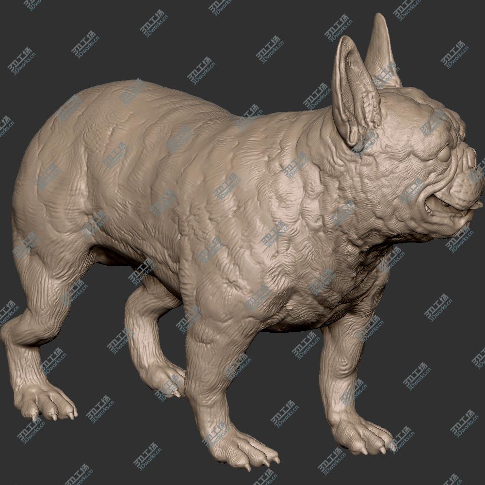 images/goods_img/20200601/231 狼 狗 犬 斗牛犬 恶霸犬 STL 手办 3D扫描 3D打印 雕像 高模 雕塑 zbrush/3.jpg